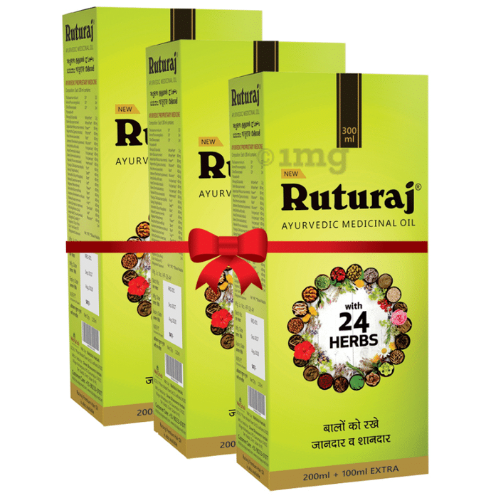 Ruturaj Ayurvedic Medicinal Hair Oil (300ml Each)