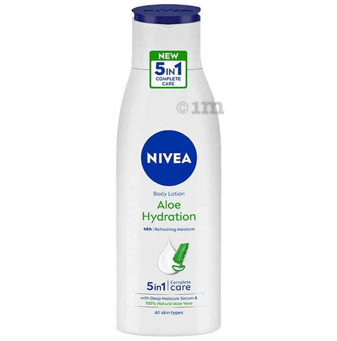 Nivea Aloe Hydration Body Lotion | 5 in 1 Complete Care for All Skin Types