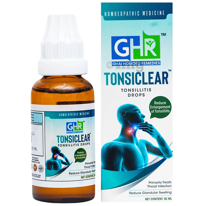 Ghai Homoeo Remedies Tonsiclear Drops