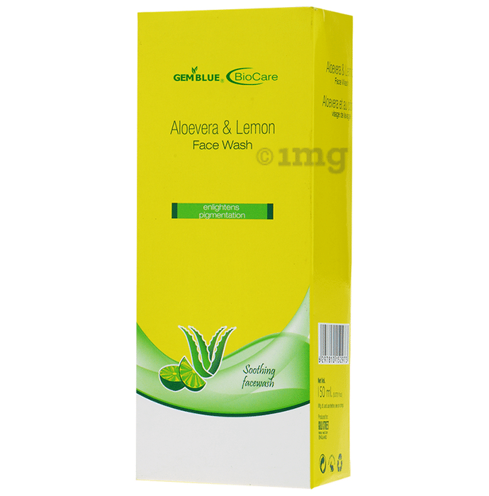 Gemblue Biocare Aloevera & Lemon Face Wash