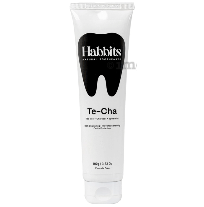 Habbits Natural Toothpaste (100gm Each) Te-Cha