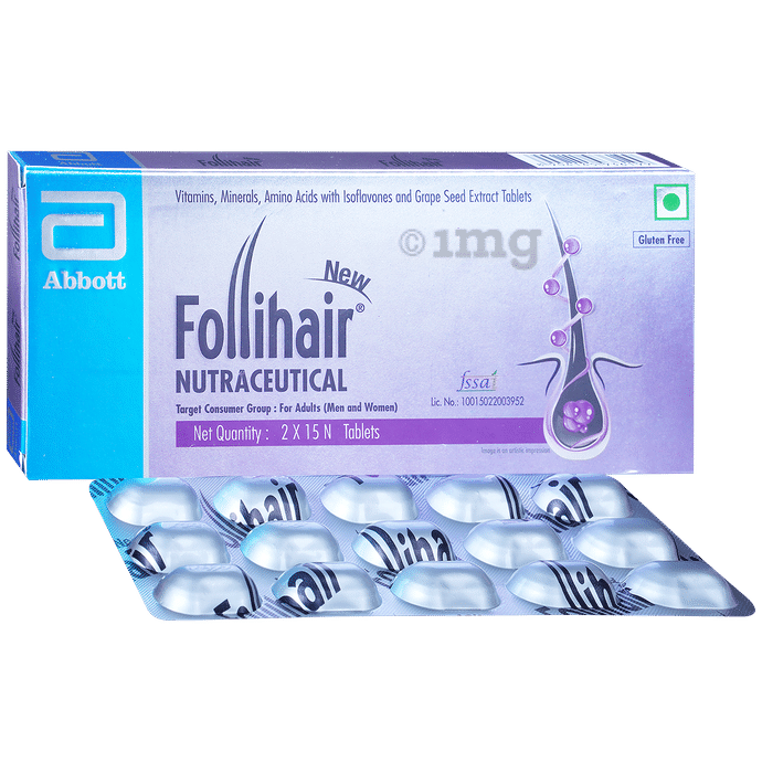 New Follihair Tablet |  Strengthens, Stimulates & Nourishes Hair Follicles