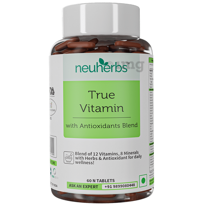 Neuherbs True Vitamin Tablet with Antioxidant Blend | For Immunity & Bone Strength Tablet