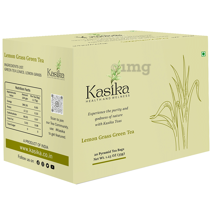 Kasika Lemon Grass Green Tea Bag(1.75gm Each)