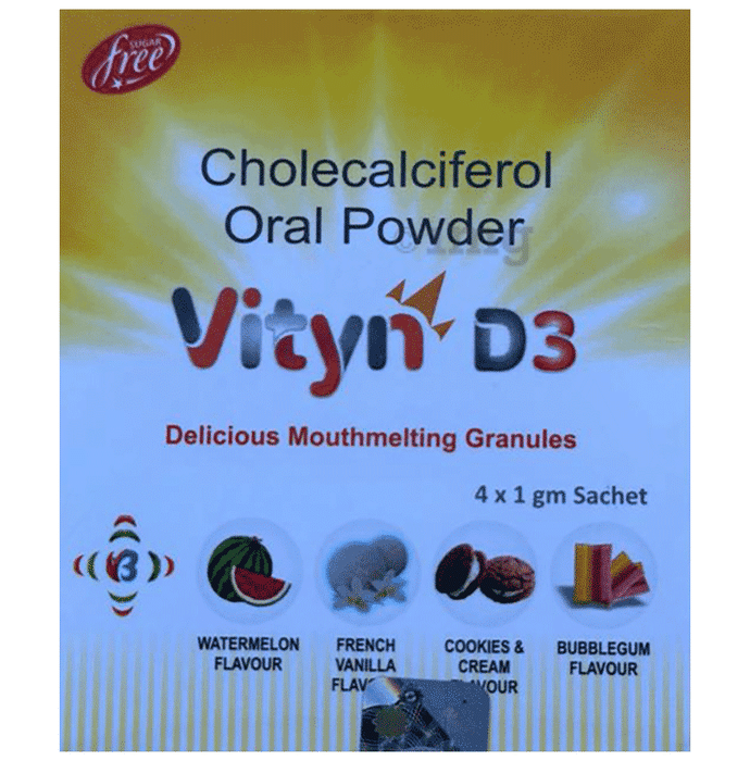 Vityn D3 Granule (1gm Each) Sugar Free