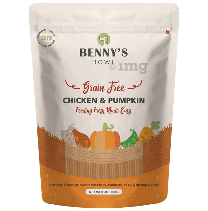 Bennys Bowl Grain Free Chicken and Pumpkin(300gm Each)