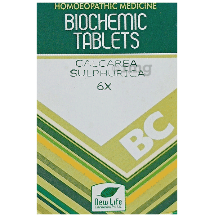 New Life Calcarea Sulphurica Biochemic Tablet 6X