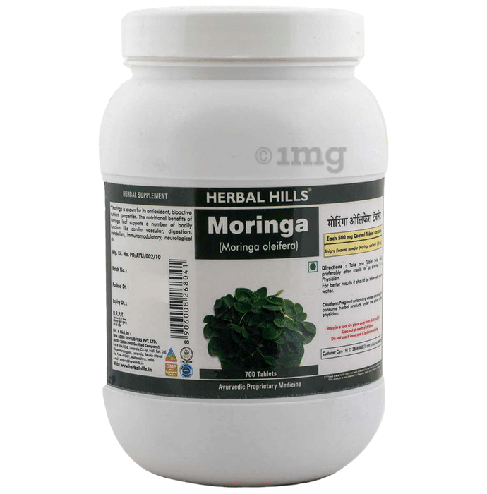 Herbal Hills Moringa 500mg Tablet Value Pack