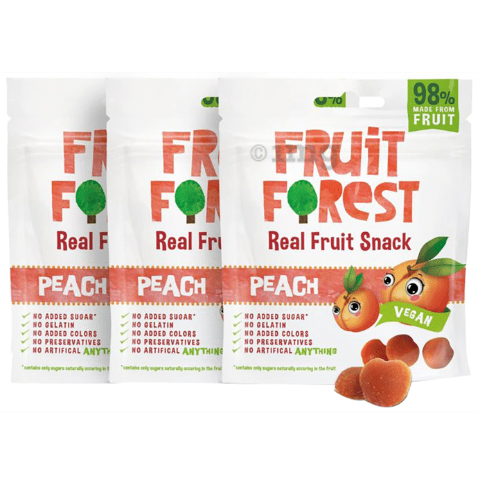 Fruit Forest Real Fruit Snack (30gm Each) Peach