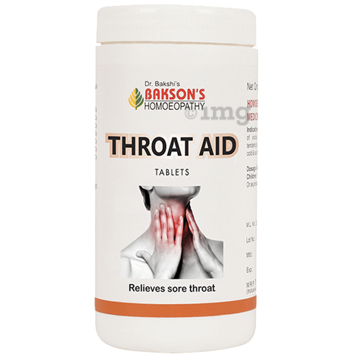 Bakson's Homeopathy Throat Aid Tablet