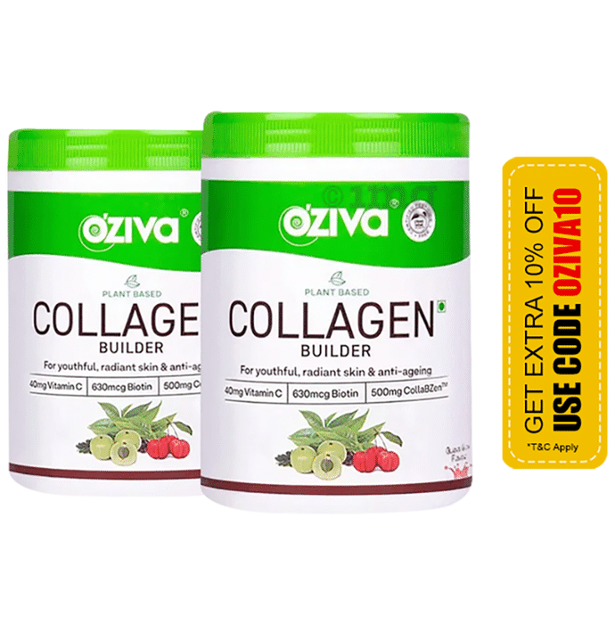 Oziva Plant Based Collagen Builder Guava Flavour (500gm Each)