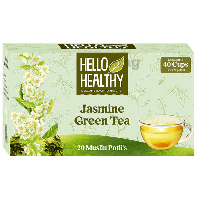 Hello Healthy Jasmine Green Tea Bag (2gm Each)