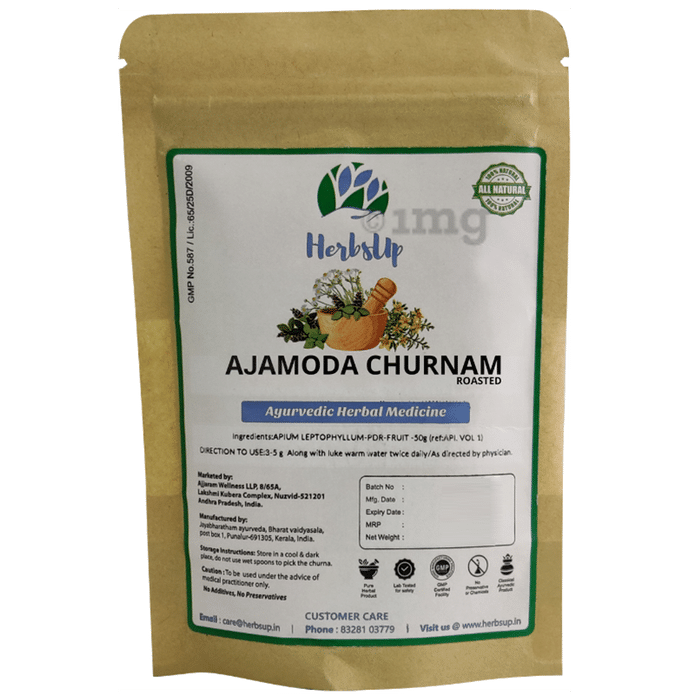 HerbsUp Ajamoda Churnam Roasted