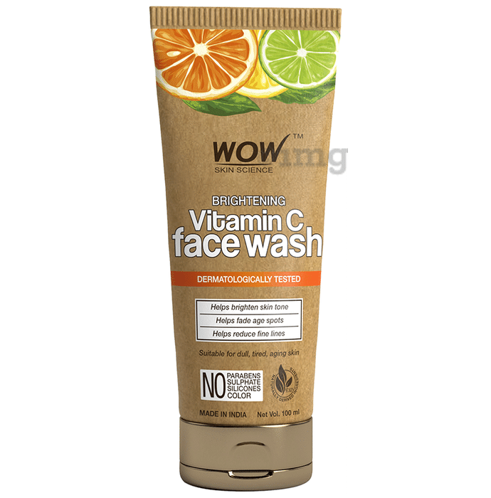 WOW Skin Science Vitamin C Face Wash In Paper Tube Eco Friendly Packaging