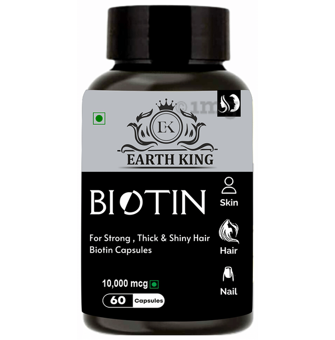 Earth King Biotin 10,000mcg Capsule
