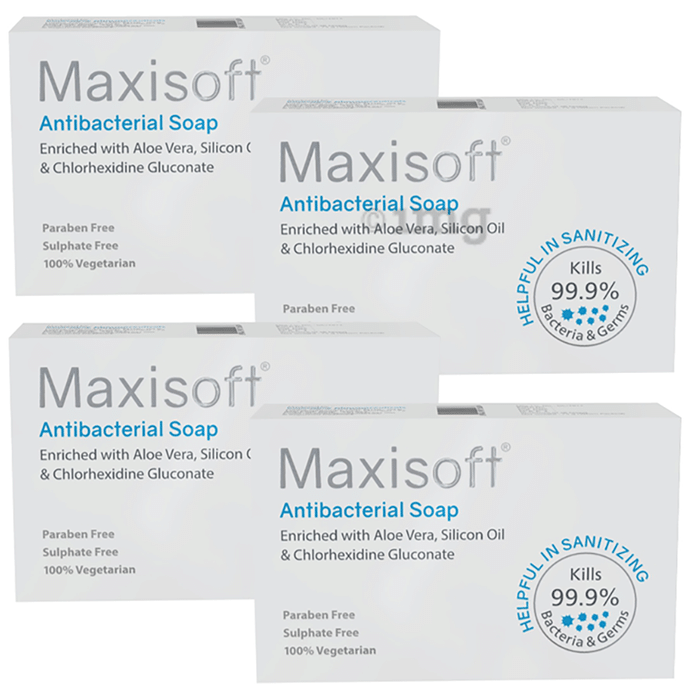 Maxisoft Antibacterial Soap (75gm Each)