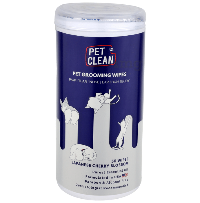 Pet Clean Grooming Wipes