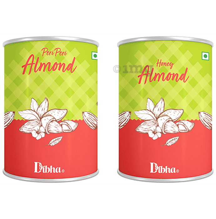 Dibha  Peri Peri Almond & Honey Almond ( 100gm Each )