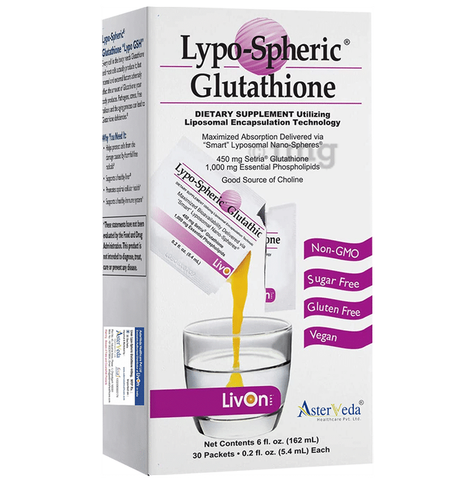 Livon Lypo-Spheric Glutathione Sachet (5.4ml Each)