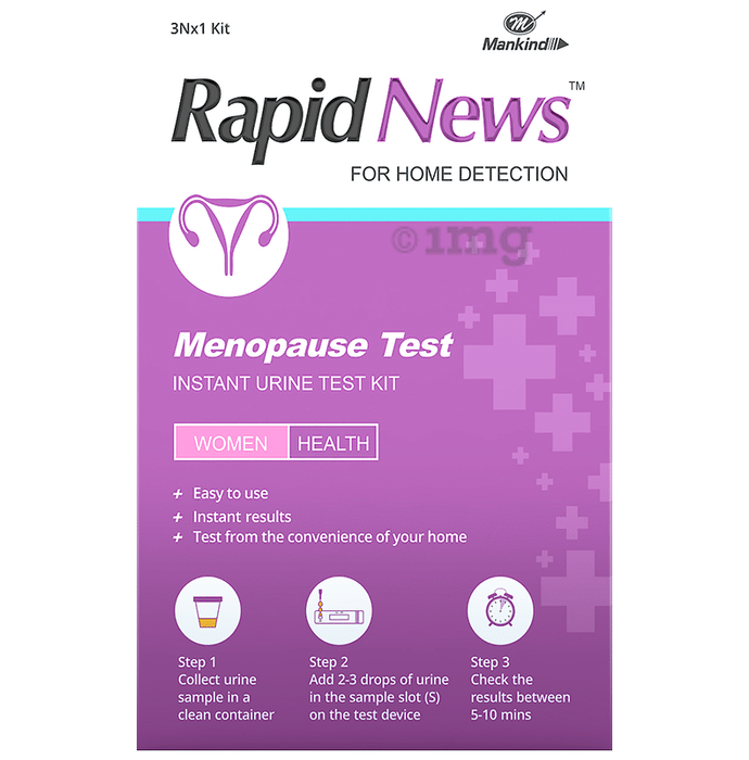 Rapid News Menopause Home Detection Test Kit