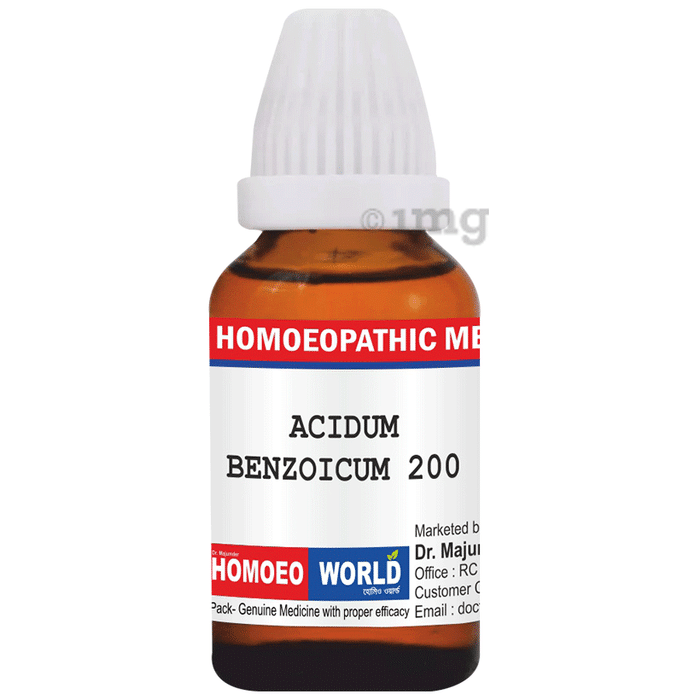 Dr. Majumder Homeo World Acidum Benzoicum Dilution 200
