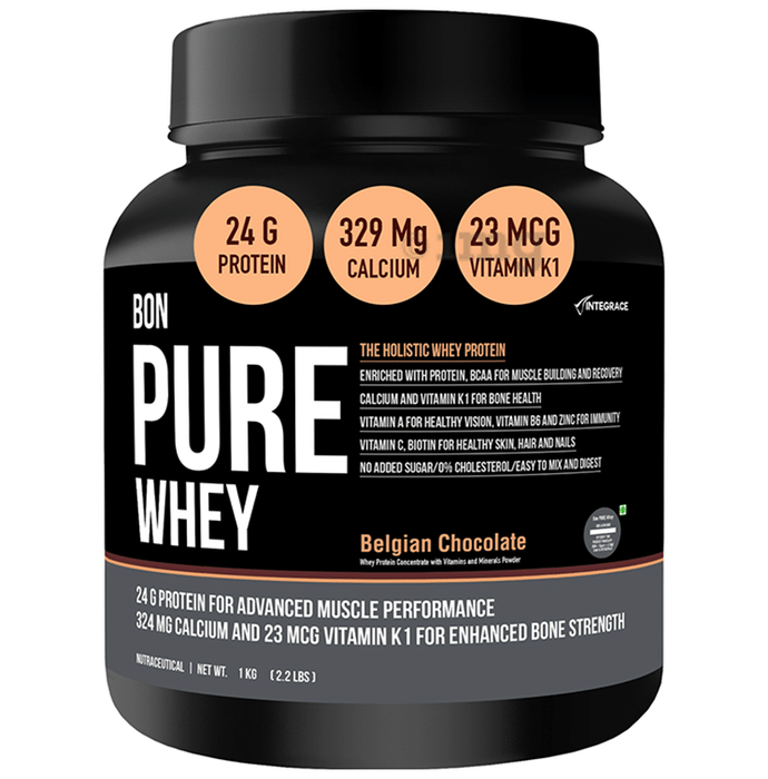 Bon Pure Whey Protein The Holistic Whey Protein Belgian Chocolate