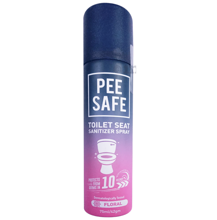 Pee Safe Toilet Seat Sanitizer Spray Floral