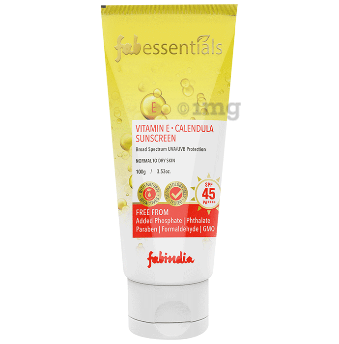 Fabessentials Vitamin E Calendula Sunscreen SPF 45 PA++++