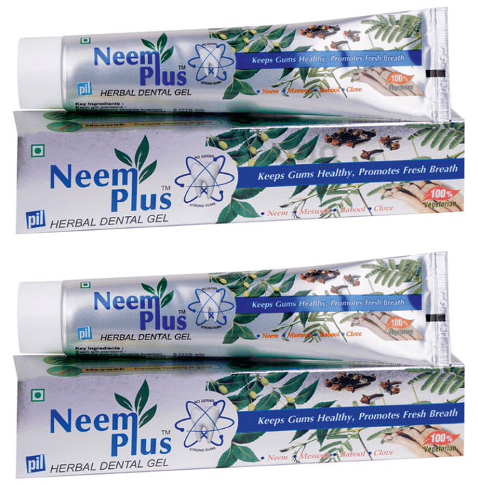 PIL Neem Plus Herbal Dental Gel (100gm Each)