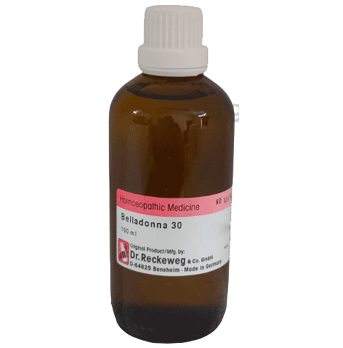 Dr Reckeweg &Co.gmbH Belladonna Dilution (100ml Each) 30 CH