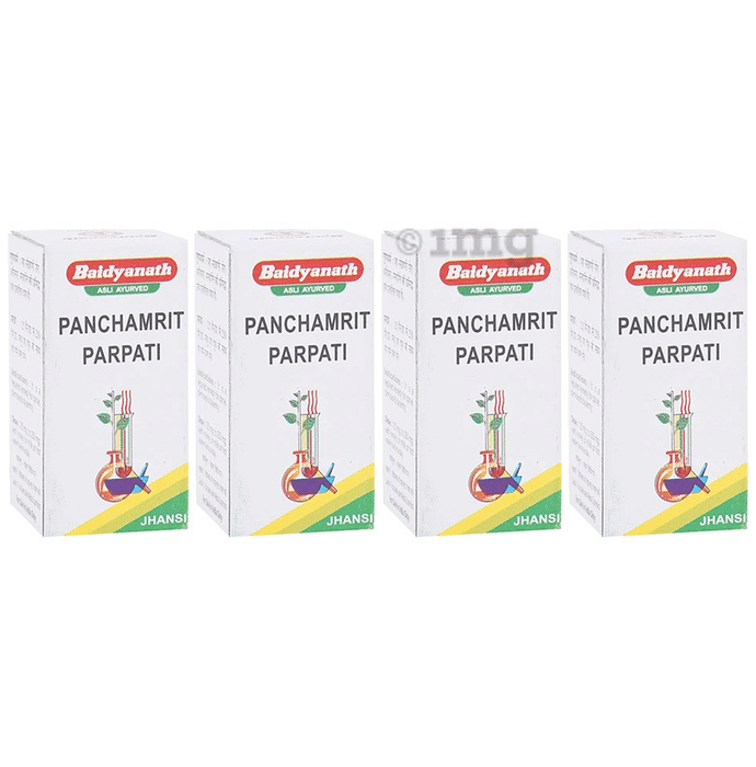 Baidyanath (Jhansi) Panchamrit Parpati Powder (10gm Each)