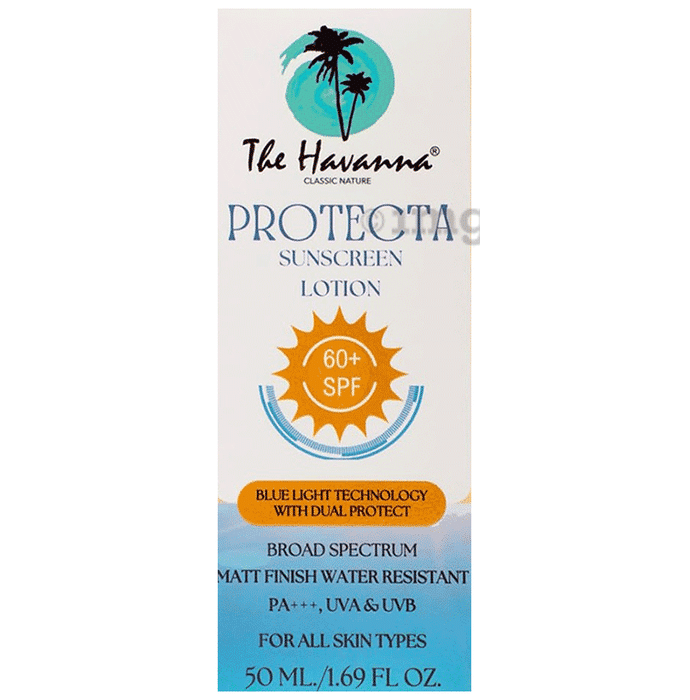 The Havanna Protecta Sunscreen Lotion SPF 60 + PA+++