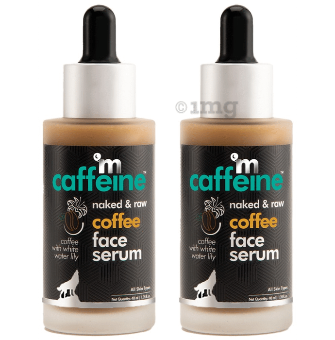 mCaffeine Naked & Raw Coffee Face Serum (40ml Each)