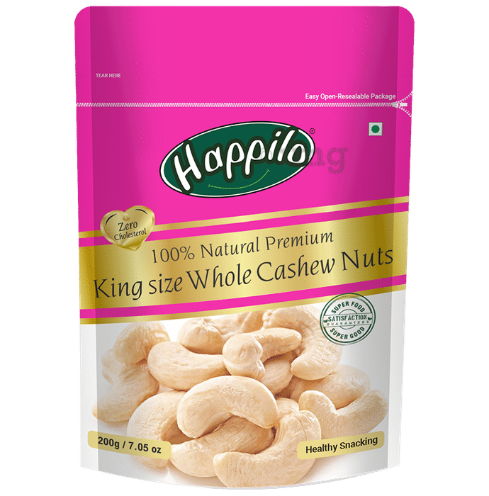 Happilo 100% Premium King Size Whole Cashew Nuts