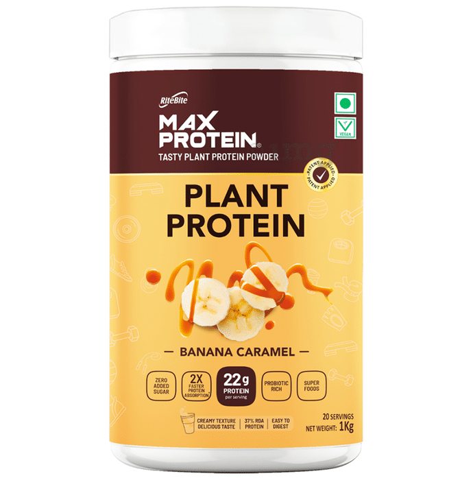 RiteBite Max Plant Protein Banana Caramel