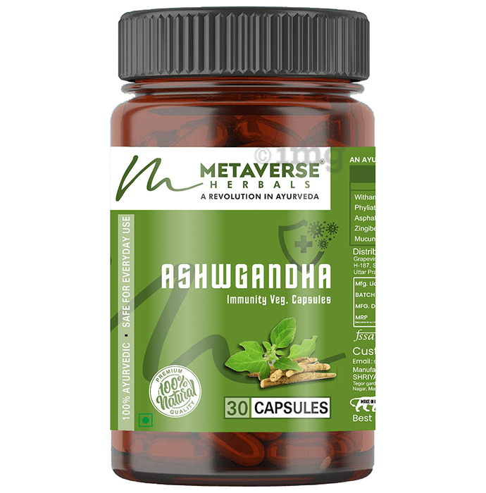 Metaverse Herbals Ashwgandha Veg Capsule