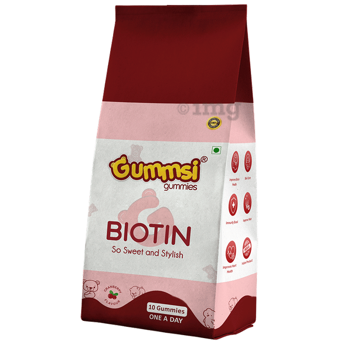Gummsi Biotin Gummies Cranberry