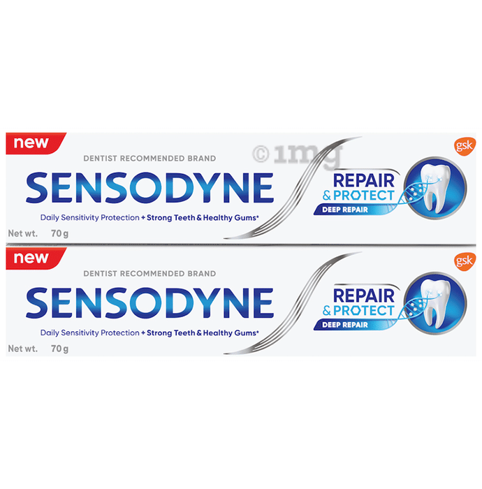 Sensodyne Repair & Protect Toothpaste (70gm Each)