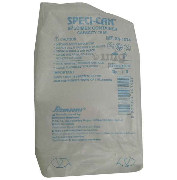 Romsons Speci-Can Specimen Container SH-1074(30ml)