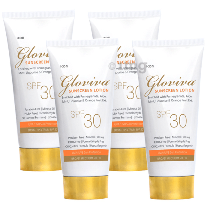 Gloviva SPF 30 Sunscreen Lotion (50ml Each)