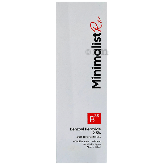 Minimalist Rx Benzoyl Peroxide 2.5% Spot Treatment Gel