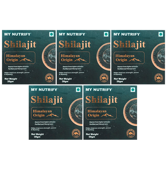 My Nutrify Shilajit Himalayan Origin Resin (20gm Each)