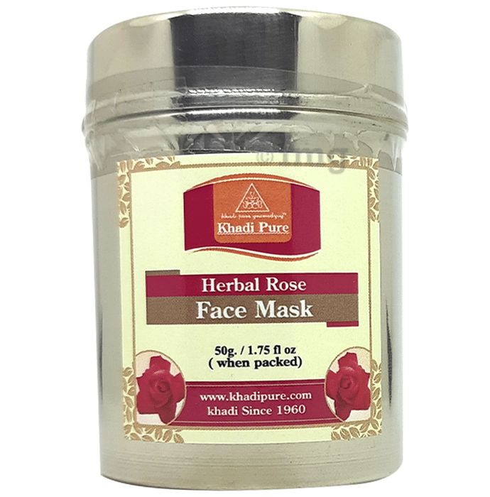 Khadi Pure Herbal Rose Face Mask