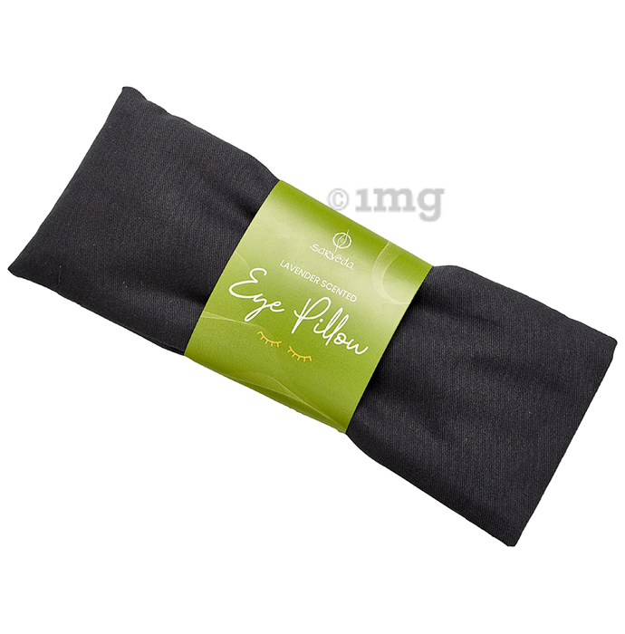 Sarveda Lavender Scented Eye Pillows for Yoga, Meditation and Relaxation Dark Grey