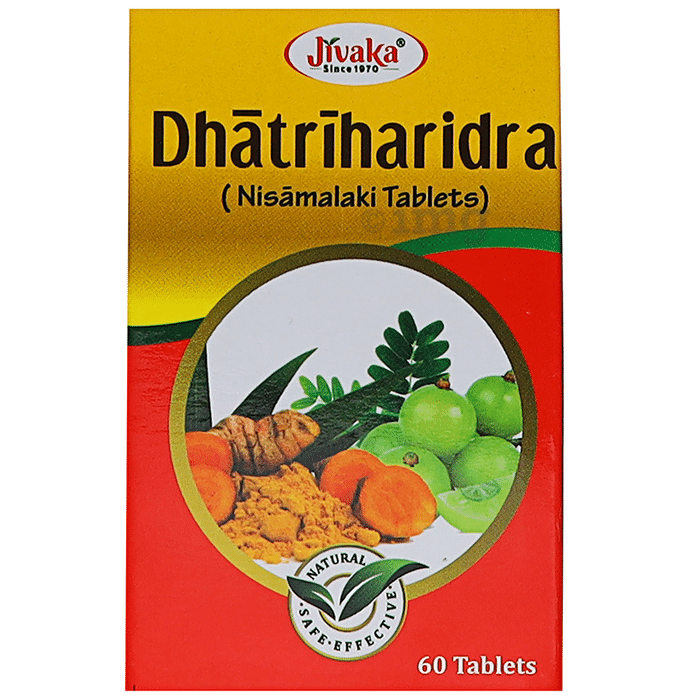 Jivaka Dhatriharidra Nisamalaki Ayurvedic Support for Immunity, Diabetes, Heart & Metabolic Health Tablet