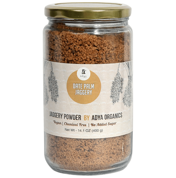 Adya Organics Date Palm Jaggery Powder No Added Sugar
