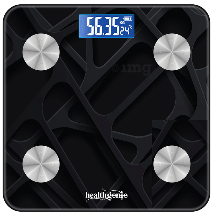 Healthgenie 3D Web-HB411 Smart Bluetooth Weight Machine Grey