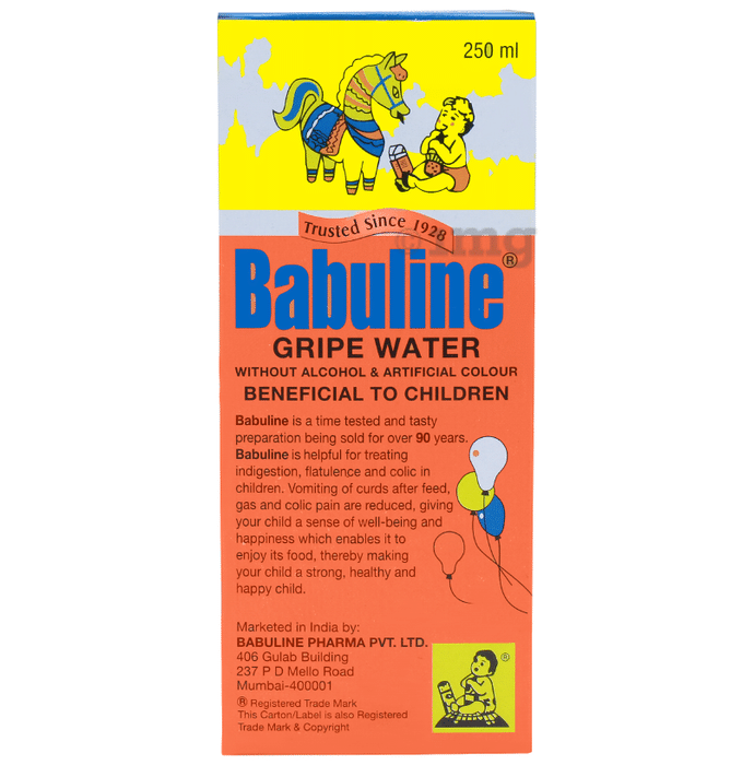 Babuline Gripe Water (250ml Each)