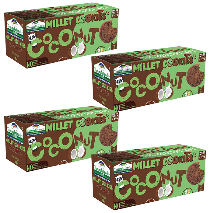 TummyFriendly Foods Coconut Millet Cookies (75gm Each)