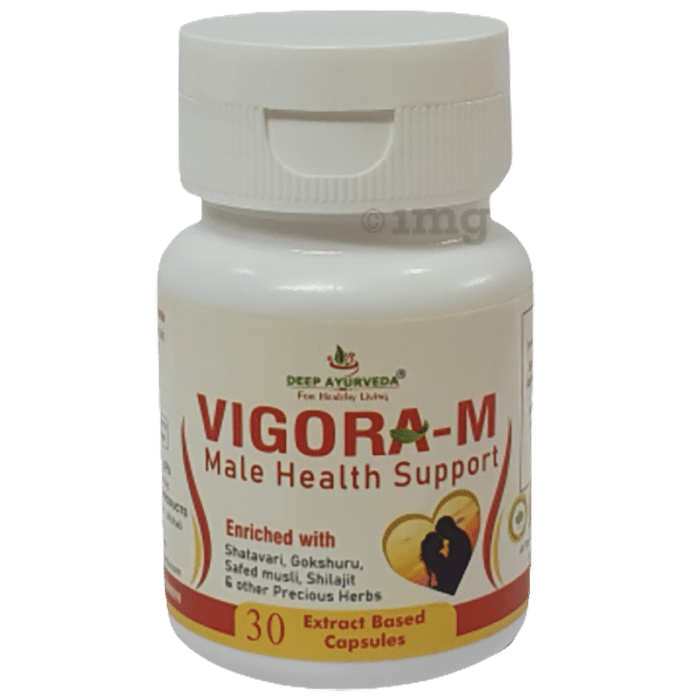 Deep Ayurveda Vigora-M Male Health Support Extract Based Capsule